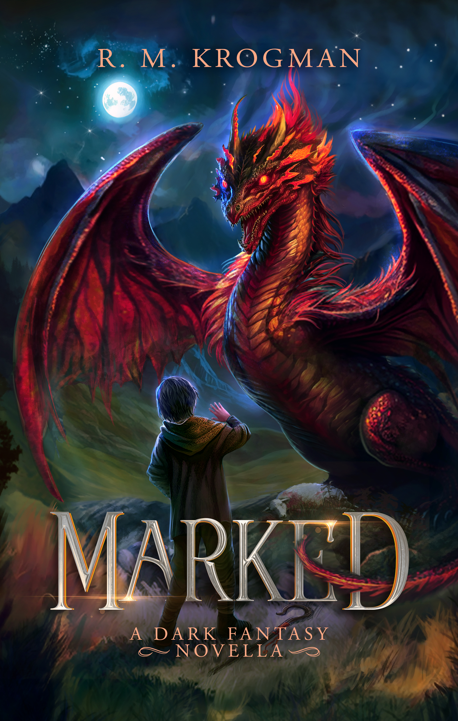 Marked: A Dark Fantasy Novella, by R.M. Krogman